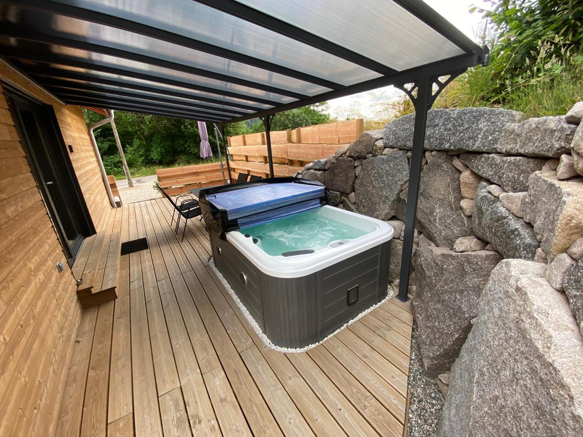 Les Chalets Des Capucines & Jacuzzi Privatif Rochesson Exterior foto